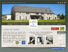 Tablet Screenshot of borie-aubrac.com